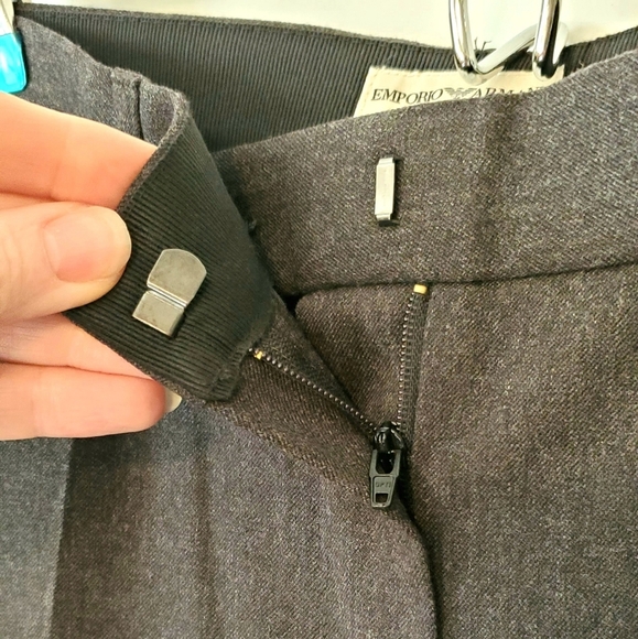 NWT Emporio Armani Antinea SRL Wool Trousers - Picture 3 of 9